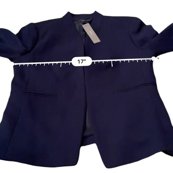 J. Crew‎ Going-Out Long Sleeve Blazer in Stretch Twill in Navy Blue Sz 8P NEW - Picture 11 of 13
